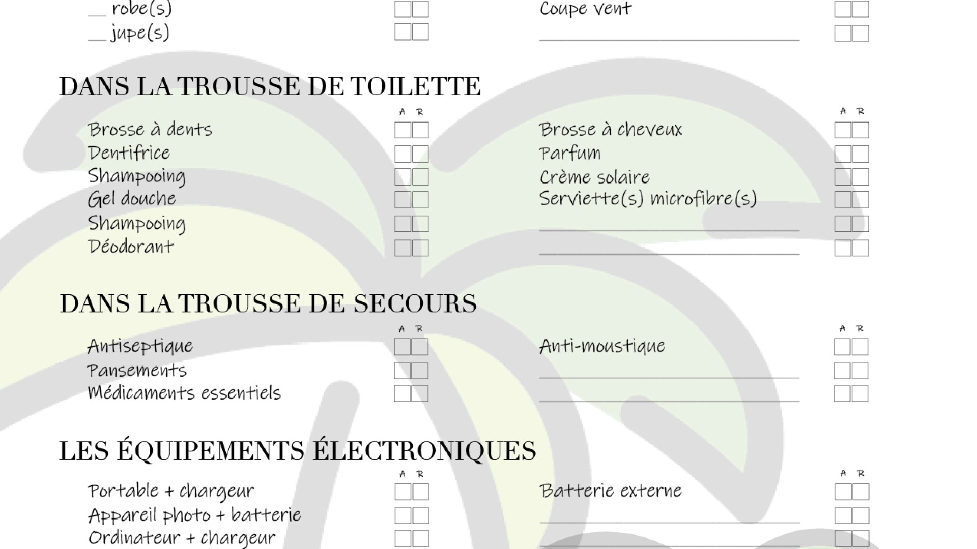 Checklist avant de voyager avec sa vape
