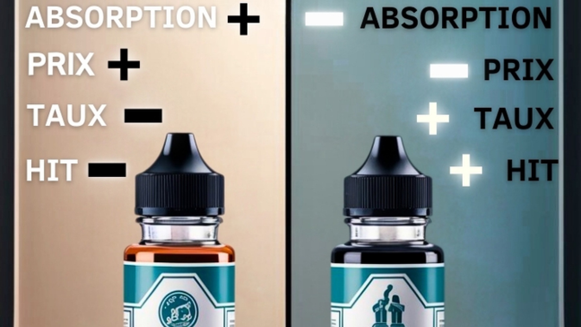 Différence entre sels de nicotine et e-liquides classiques