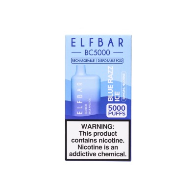 Elf Bar BC5000 Blue Razz Ice