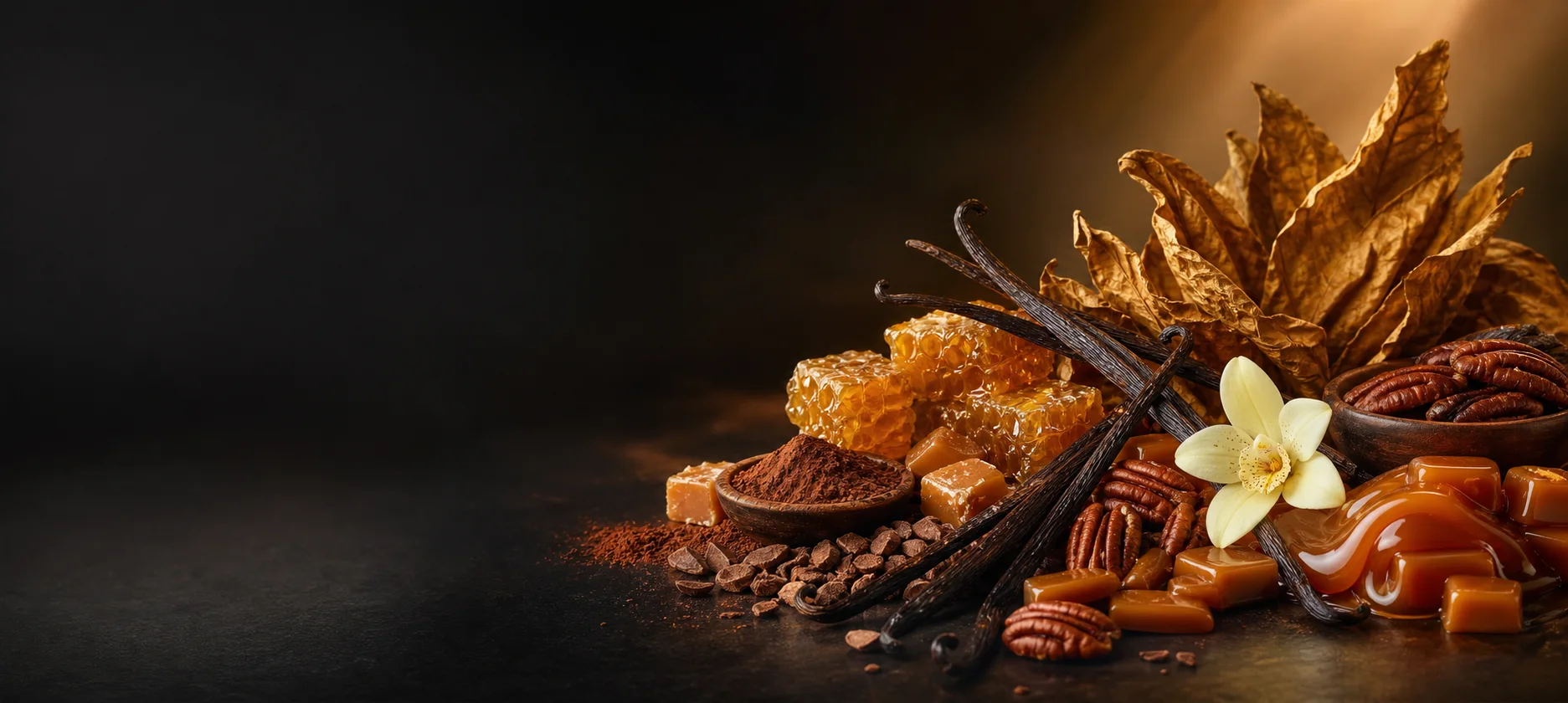 Caramel, vanille, tabac : composez votre caractère.